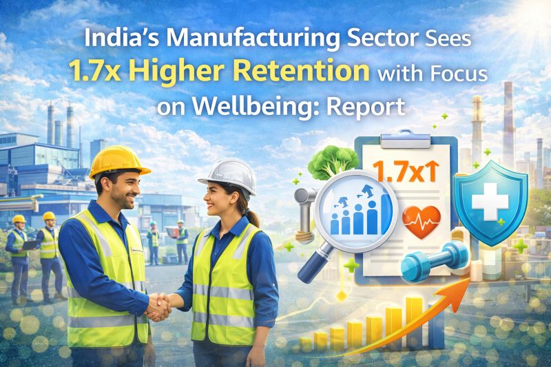 India’s Manufacturing Sector Sees 1.7x Higher Retention with Focus on Wellbeing